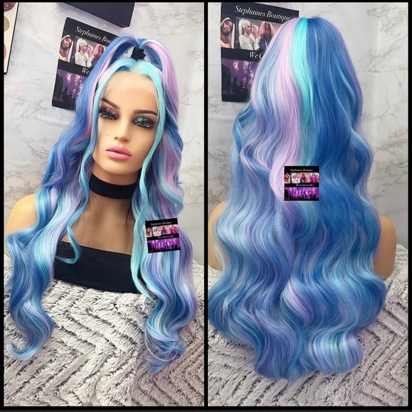 Human Hair Blended Lace Front Wig